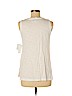Liz Claiborne White Sleeveless Top Size M (petite) - photo 2