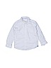 Zara Kids 100% Cotton Blue Long Sleeve Button-Down Shirt Size 5 - photo 1