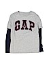 Gap Kids 100% Cotton Graphic Gray Long Sleeve T-Shirt Size XS (kids) - photo 1