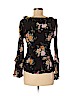American Eagle Outfitters 100% Viscose Black 3/4 Sleeve Blouse Size M - photo 2
