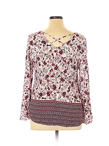 Faded Glory Long Sleeve Blouse (view 2)