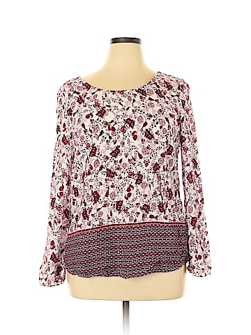 Faded Glory Long Sleeve Blouse (view 1)