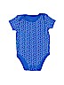 First Impressions 100% Cotton Blue Short Sleeve Onesie Size 3-6 mo - photo 1