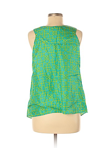 Milly Sleeveless Silk Top (view 2)