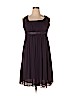 DressBarn 100% Polyester Purple Cocktail Dress Size 16 - photo 1