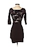 Bebe Black Casual Dress Size S (petite) - photo 2