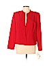 Plaza South 100% Polyester Red Blazer Size 16 (petite) - photo 1