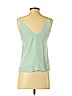 Amanda Uprichard 100% Silk Teal Sleeveless Silk Top Size P (petite) - photo 2