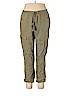 Sonoma Goods for Life Green Linen Pants Size 16 - photo 1