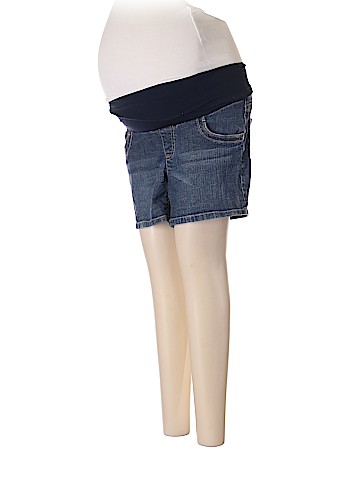 Indigo Blue Denim Shorts (view 1)