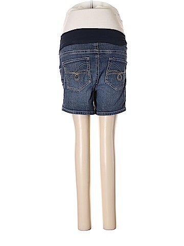 Indigo Blue Denim Shorts (view 2)