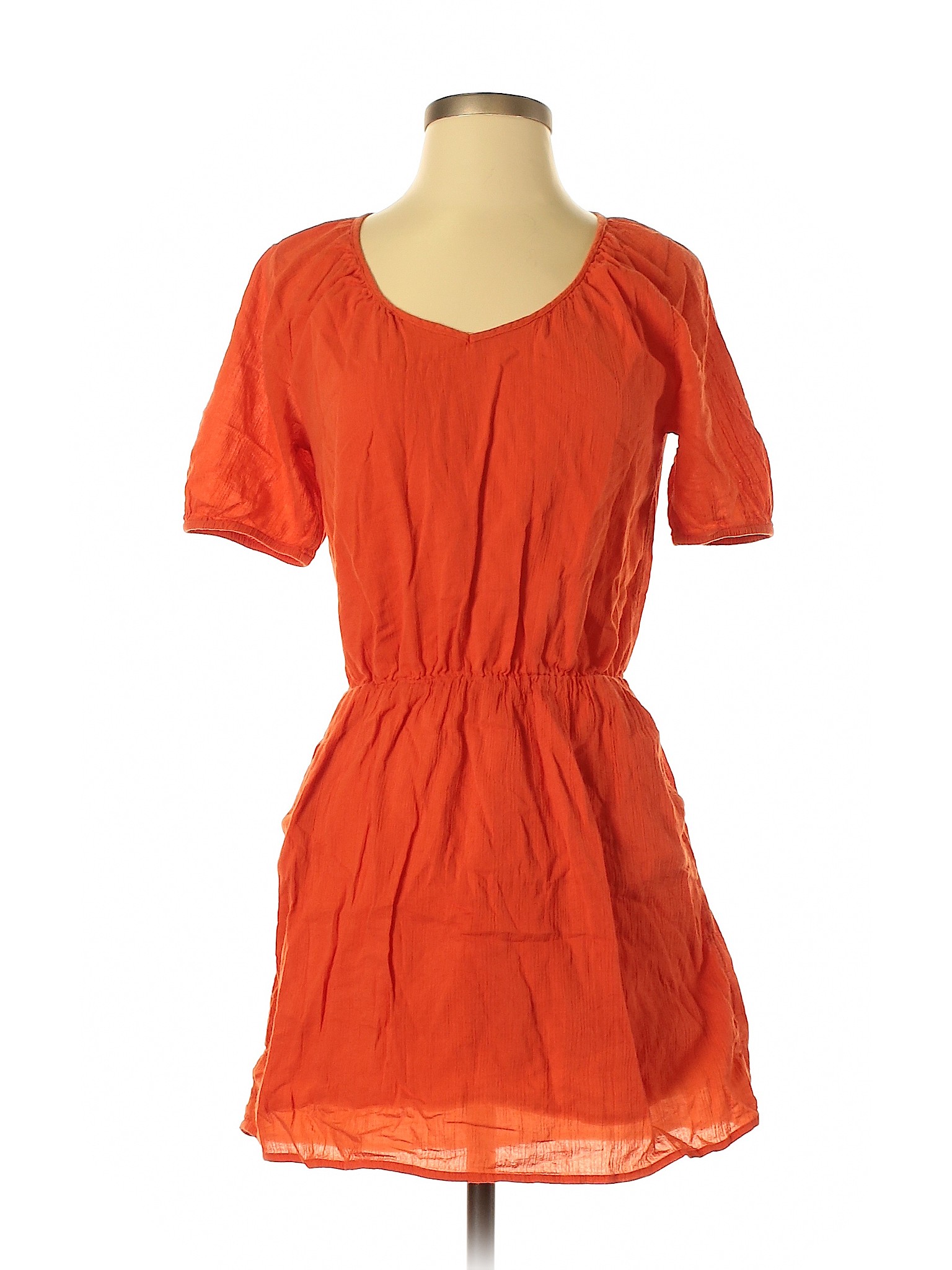 Gap Outlet Women Orange Casual Dress XS | eBay