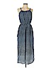 Gap 100% Rayon Blue Casual Dress Size L - photo 1