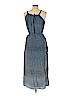Gap 100% Rayon Blue Casual Dress Size L - photo 2