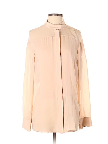 3.1 Phillip Lim Long Sleeve Silk Top (view 1)