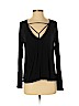 American Eagle Outfitters Black Long Sleeve Top Size S (petite) - photo 1