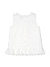 Ralph Lauren 100% Cotton White Sleeveless Blouse Size 12 - photo 2