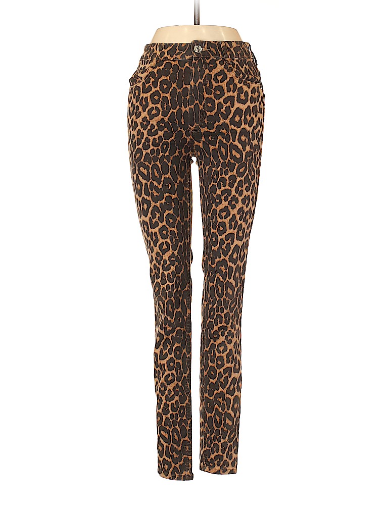 zara animal print jeans