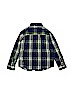 Nautica Checkered-gingham Blue Long Sleeve Button-Down Shirt Size 7 - photo 2