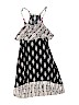 Roxy Girl 100% Viscose Print Black Dress Size 14 - photo 1