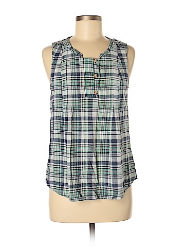 Skies Are Blue Sleeveless Blouse (view 1)