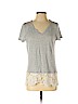 Vince Camuto Gray Short Sleeve Top Size S - photo 1