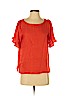 Ann Taylor LOFT Orange Short Sleeve Blouse Size S (petite) - photo 1