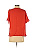 Ann Taylor LOFT Orange Short Sleeve Blouse Size S (petite) - photo 2