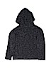 Old Navy Solid Gray Zip Up Hoodie Size 8 - photo 2