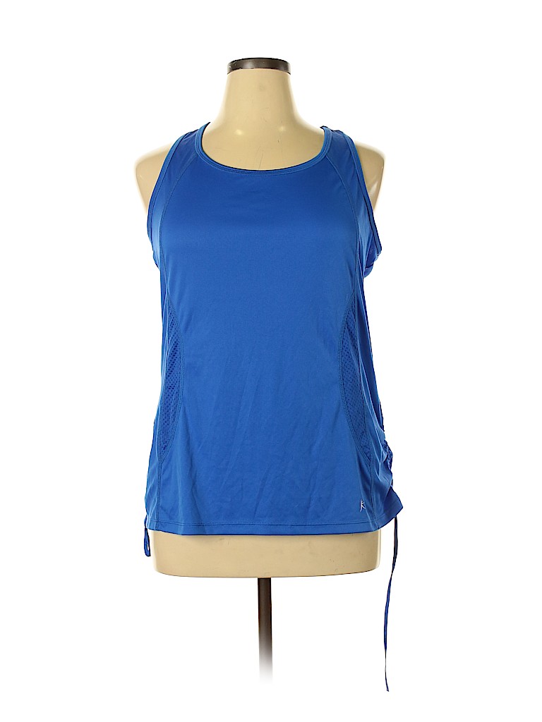 Danskin Now Blue Active Tank Size XL - 77% off | thredUP