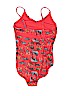 Unbranded Print Orange One Piece Swimsuit Size 13 - 14 - photo 2