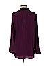 Kenneth Cole REACTION 100% Polyester Color Block Colored Purple Long Sleeve Blouse Size M - photo 2