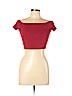 Forever 21 Red Short Sleeve Top Size L - photo 1