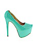 Cape Robbin Teal Heels Size 8 - photo 1