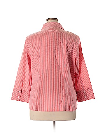 Talbots 3/4 Sleeve Button-Down Shirt (view 2)