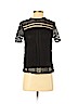 Aqua 100% Polyester Black Short Sleeve Blouse Size XS - photo 1
