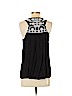 Lucky Brand 100% Viscose Black Sleeveless Top Size S - photo 2