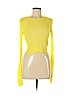 Alice + Olivia Yellow Long Sleeve T-Shirt Size M - photo 1