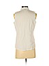 Talbots White Sleeveless Button-Down Shirt Size 4 (petite) - photo 2
