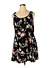 Forever 21 Plus 100% Rayon Black Casual Dress Size 16 - photo 1