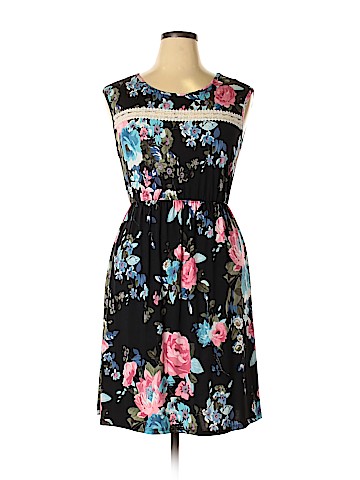 The ZigZag Stripe Casual Dress (view 1)