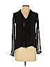 Elie Tahari 100% Silk Black Long Sleeve Silk Top Size XS - photo 1