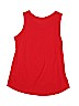 Justice 100% Cotton Red Sleeveless T-Shirt Size 14 - 16 - photo 2