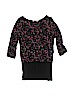 H&M 100% Viscose Black 3/4 Sleeve Top Size 8 - 10 - photo 1