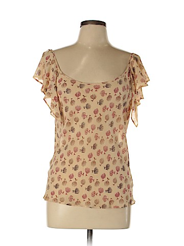 Marc by Marc Jacobs Short Sleeve Silk Top (view 1)