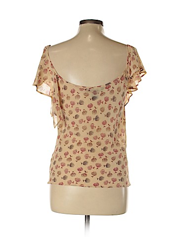 Marc by Marc Jacobs Short Sleeve Silk Top (view 2)