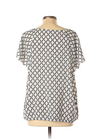 Ann Taylor LOFT Outlet Short Sleeve Blouse (view 2)