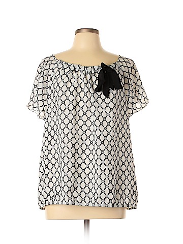 Ann Taylor LOFT Outlet Short Sleeve Blouse (view 1)