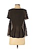 Banana Republic Black Short Sleeve Blouse Size XS (petite) - photo 2