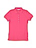 Uniqlo Solid Pink Short Sleeve Polo Size S (kids) - photo 1